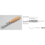 Zestaw 3 narzędzi do rzeźbienia łyżek BeaverCraft z akcesoriami w etui ze skóry