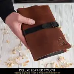 Zestaw 3 narzędzi do rzeźbienia łyżek BeaverCraft z akcesoriami w etui ze skóry