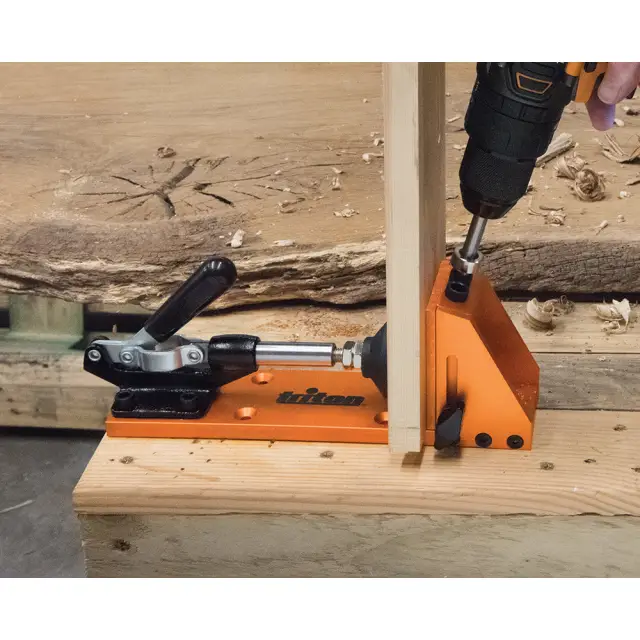 Szablon wiercenia Pocket-Hole Jig, 7 elem. - Triton TW7PHJ