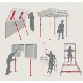 PIHER Multi Podpora teleskopowa 40-60 cm Rozpórka