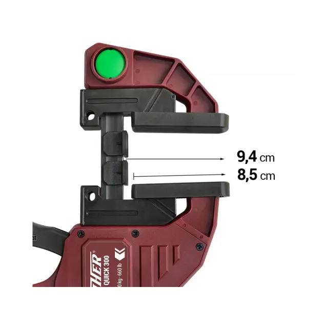 1250 mm Ścisk stolarski automatyczny 300 kg MAXI QUICK PIHER