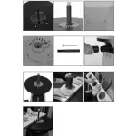 Triton TSPS 370 oscylacyjna szlifierka wrzecionowa z pochylnym stołem (350W)