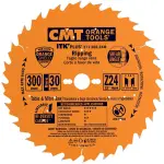 Tarcza do cięcia wzdłużnego drewna CMT 300x30 mm Z24 ultracienka