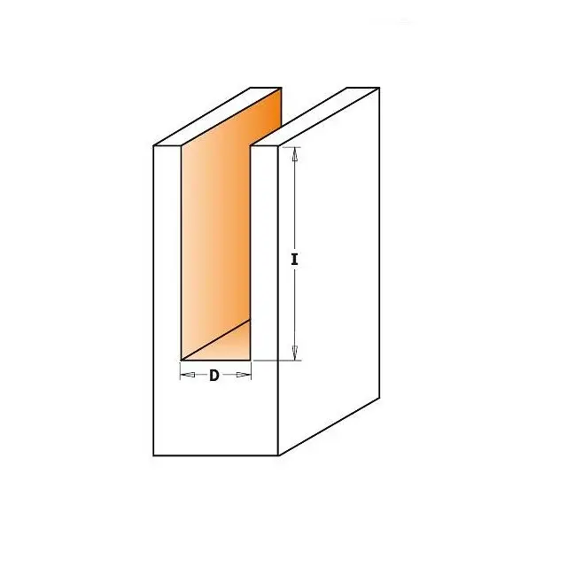 Frez prosty D=12 I=38,1 L=95 S=12, CMT 912.621.11