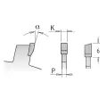 D=180 F=30 Z=18 Piła rowkująca, ząb płaski 5 mm CMT, 240.050.07M