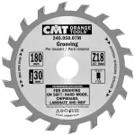 Tarcza rowkująca do drewna CMT 180x30 mm Z18 szer. 5 mm