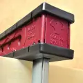 300 mm Ścisk pełnopowierzchniowy Piher PRL, siła nacisku 400 kg, rękojeść drewniana
