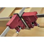 300 mm Ścisk pełnopowierzchniowy Piher PRL, siła nacisku 400 kg, rękojeść drewniana