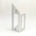 Japoński kątownik 3D trójwymiarowy aluminiowy Shinwa 45/90 stopni