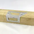 Japoński kątownik 3D trójwymiarowy aluminiowy Shinwa 45/90 stopni