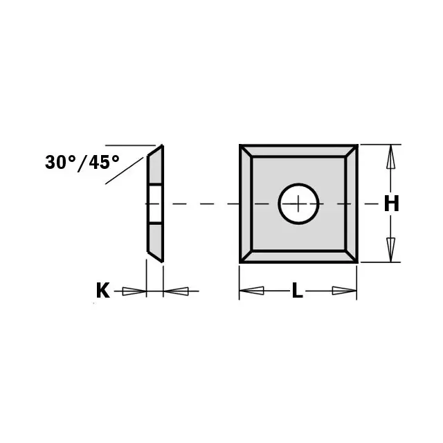 Płytka wymienna 12,0x12,0x1,5mm MG06 d=4,0 CMT 312124 / 1 szt