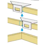 Japoński kątownik trójwymiarowy aluminiowy Shinwa 45/90 stopni