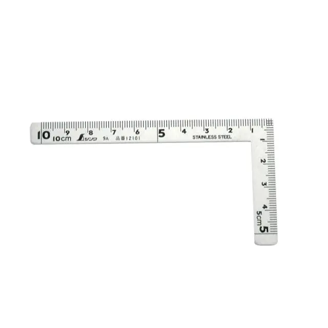 Kątownik mały 10x5cm, stal nierdzewna Shinwa