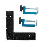 Rockler Clamp-It kątownik montażowy + 2 Uniwersalne ściski
