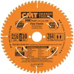 Tarcza do cięcia poprzecznego drewna CMT 216x30 mm Z64 ultracienka