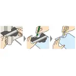 Wzornik nastawny do konturów Shinwa 150 mm