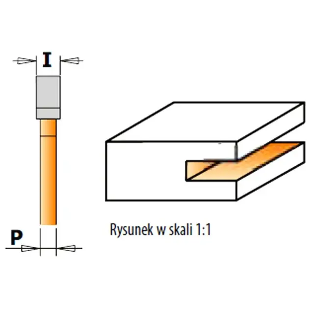 Frez piłkowy I=3 D=47,6 F=8, CMT 822.330.11