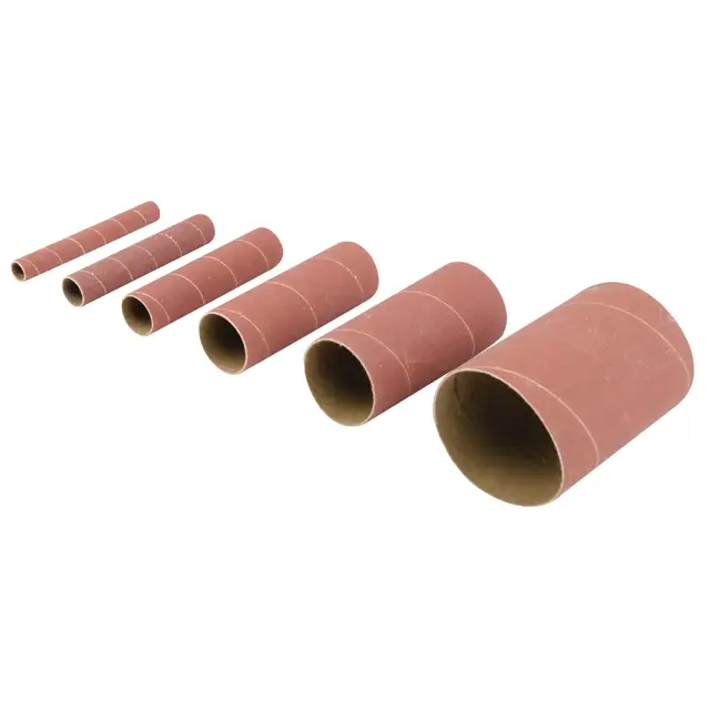 P240 Tuleje szlifujące z nasypem korundu, 6 szt. 115 mm