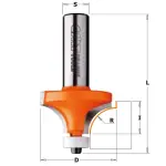 Frez zaokrąglający do twardych materiałów R=3 D=18,7 I=12,7 S=8, CMT 938.187.11