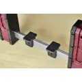 600 mm Ścisk pełnopowierzchniowy Piher PRL, siła nacisku 400 kg, rękojeść drewniana