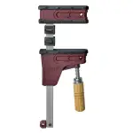 600 mm Ścisk pełnopowierzchniowy Piher PRL, siła nacisku 400 kg, rękojeść drewniana