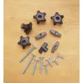 T-track 1219 mm Rockler uniwersalny zestaw z prowadnicą typu T, 17 częściowy