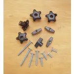 T-track 1219 mm Rockler uniwersalny zestaw z prowadnicą typu T, 17 częściowy