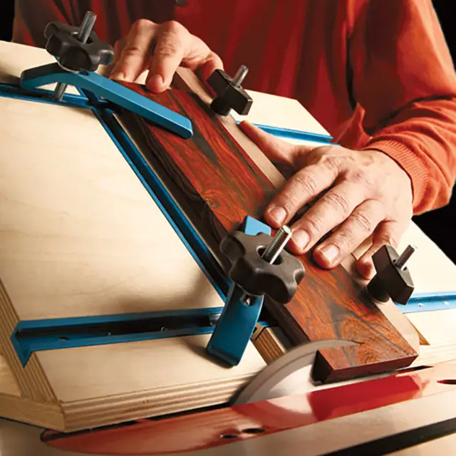 T-track 1219 mm Rockler uniwersalny zestaw z prowadnicą typu T, 17 częściowy