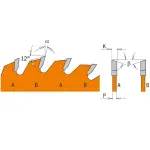 Tarcza uniwersalna do drewna CMT 235x30 mm Z36 ultracienka