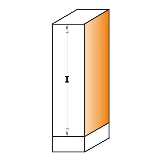 Frez prosty 2 łożyska D=19 I=50.8 L=115 Z=3+3 S=12, 906.690.41B