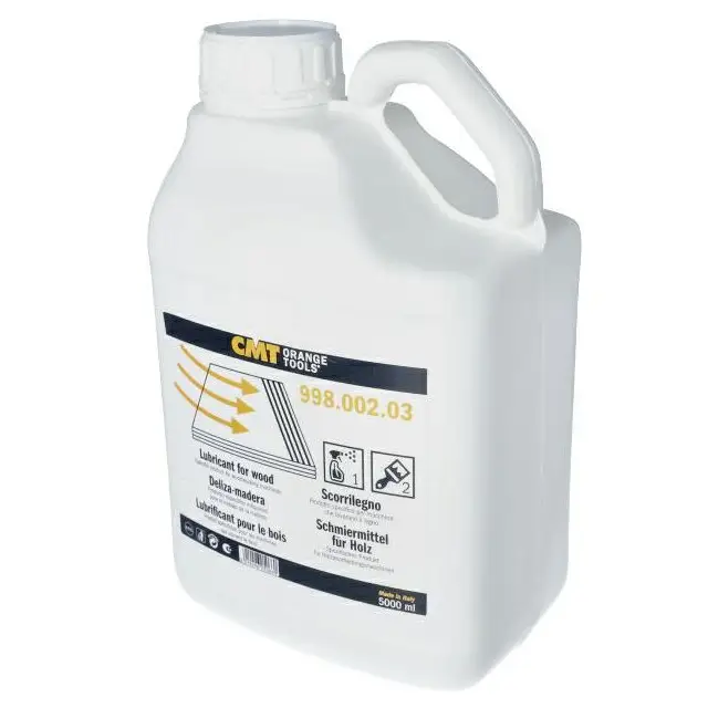 Lubrykant CMT 5L, ułatwia posuw materiału na stole maszyny, spray czyszczący, CMT 998.002.03