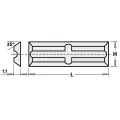 Płytka wymienna 50,0x5,5x1,1mm, CMT 550554 / 1 szt