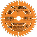 Tarcza do cięcia poprzecznego drewna CMT 160x20 mm Z40 ultracienka