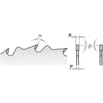 Tarcza do cięcia wzdłużnego drewna CMT 190x30 mm Z12