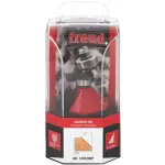 Frez do ukosowania 45° z łożyskiem, Freud D=44 h=18,5 H=61 A=8 C=12,7 α=45° Z2, 40-10608P