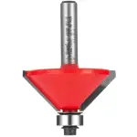 Frez do ukosowania 45° z łożyskiem, Freud D=44 h=18,5 H=61 A=8 C=12,7 α=45° Z2, 40‑10608P