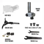 Frezarka CMT CMT12 zawartość zestawu