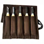 Zestaw dłut rzeźbiarskich Narex 869300 w skórzanym etui – zestaw startowy