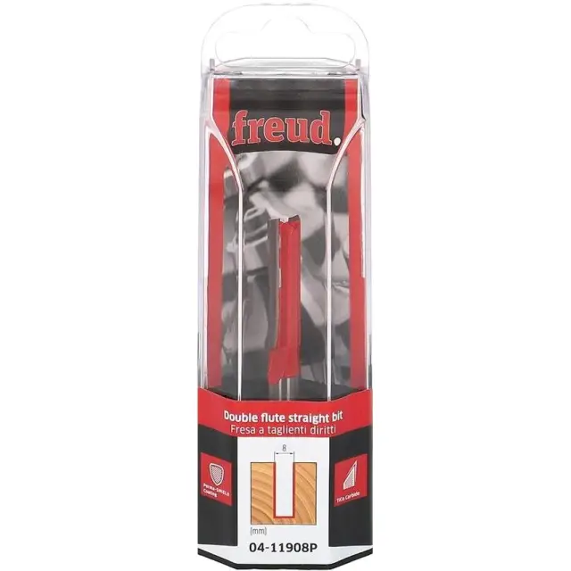 Frez prosty, Freud D=8 h=31,8 H=70 A=8 Z2, 04‑11908P