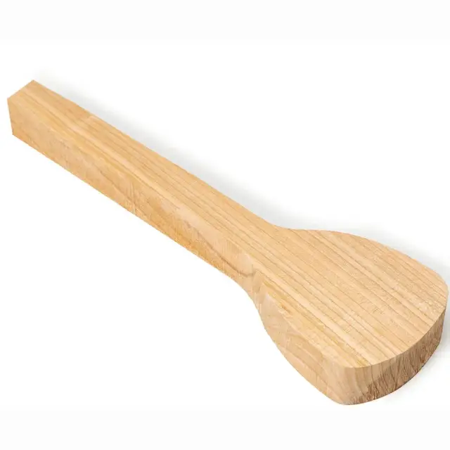 Formatka z drewna czereśniowego do rzeźbienia łyżki Beaver Craft B8 Czereśnia 265 mm