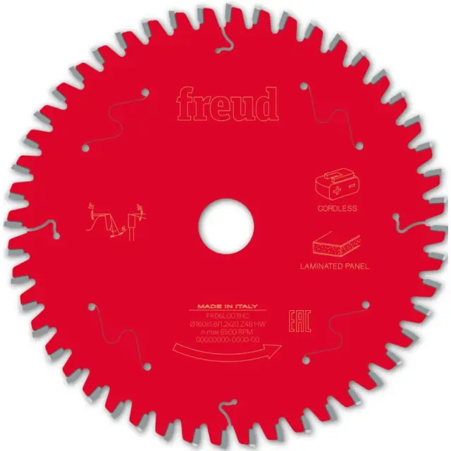 Tarcza do laminatu z wąskim rzazem, Freud D=160 B=1,8 b=1,2 d=20 Z=48, FR06L003HC