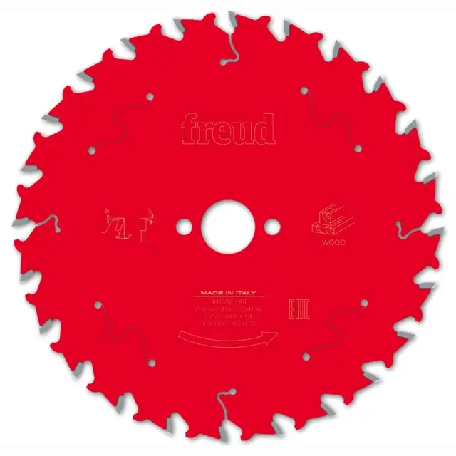 Tarcza do cięcia wzdłuż drewna litego, Freud D=160 B=2,2 b=1,6 d=20 Z=24, FR06W006H