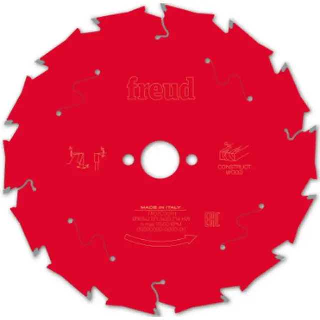 Tarcza do szybkiego cięcia drewna litego odporna na gwoździe, Freud D=165 B=2,0 b=1,3 d=20 Z=14, FR07C001H