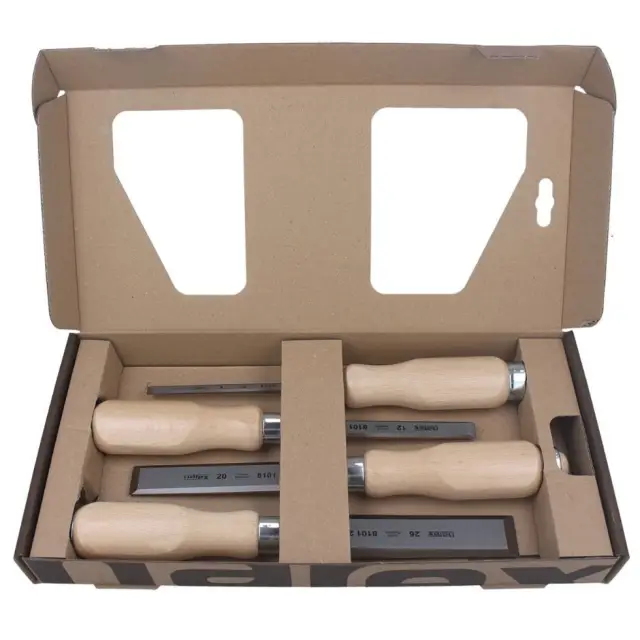 Zestaw dłut stolarskich Narex 6–12–20–26