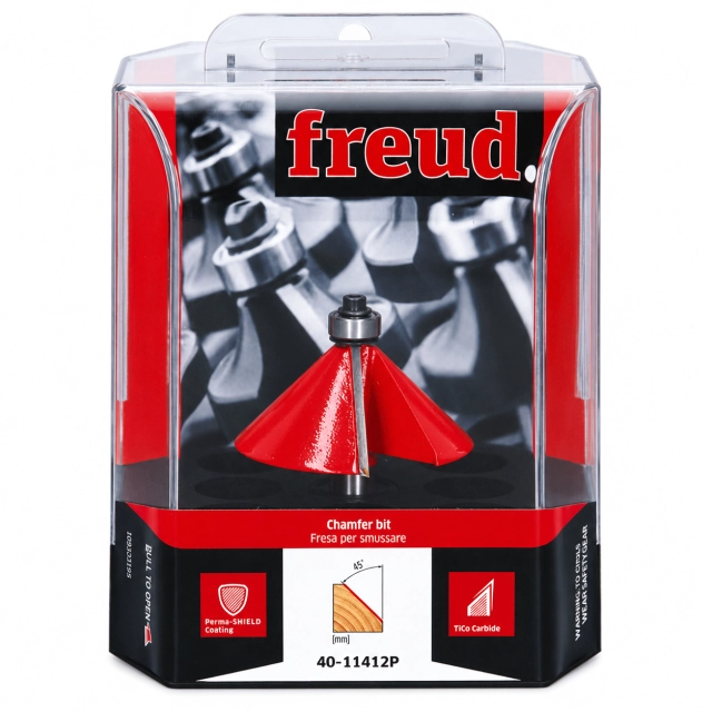 Frez do fazowania 45° D44 S12 Freud 40-11412P