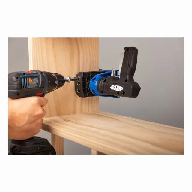 Zastosowanie przyrządu Kreg bezpośrednio na elemencie