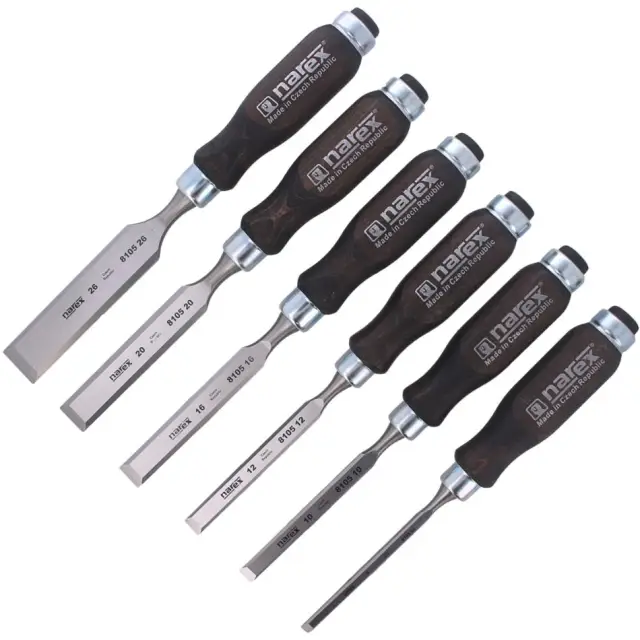 Zestaw dłut Narex Wood Line Profi z fazą boczną