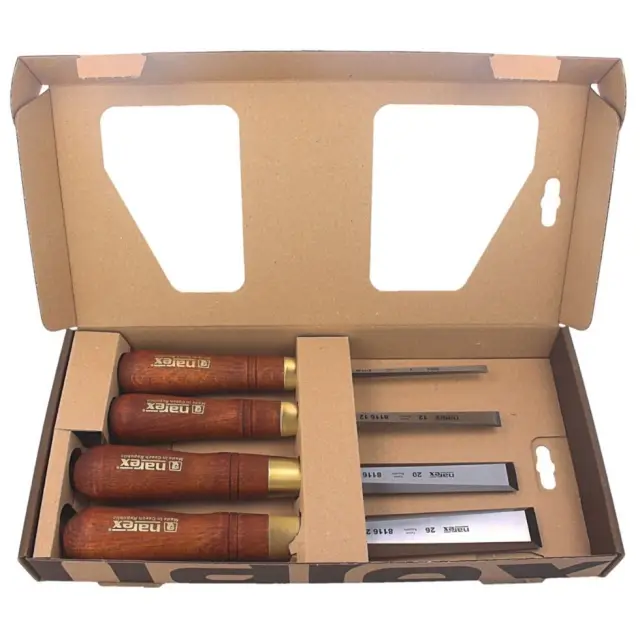 Zestaw dłut stolarskich Narex Wood Line Plus z fazą