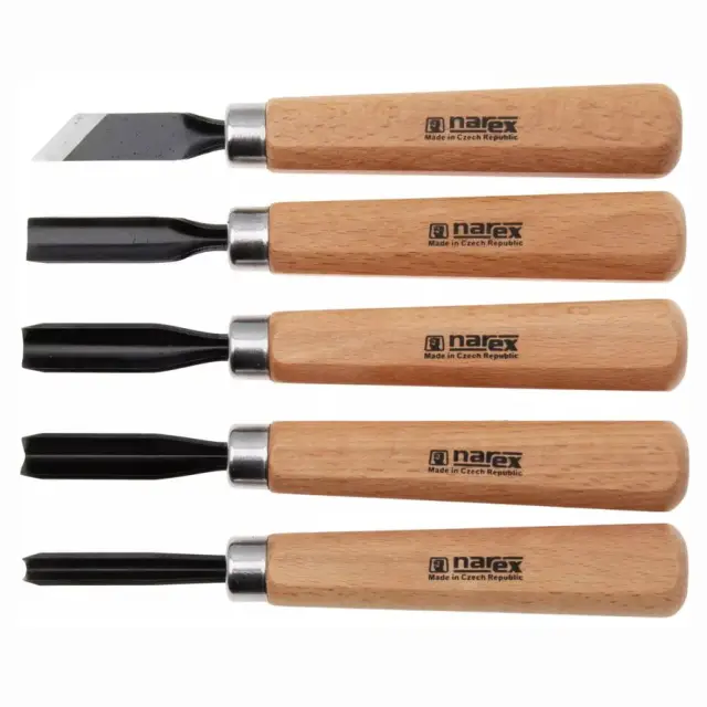 Narex zestaw dłut rzeźbiarskich 869300 – komplet startowy w etui