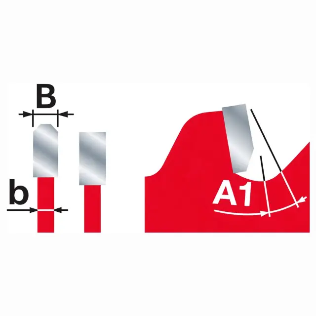 Piła Freud 216x30 mm Z64 do aluminium i profili do ukośnicy z ujemnym kątem -5
